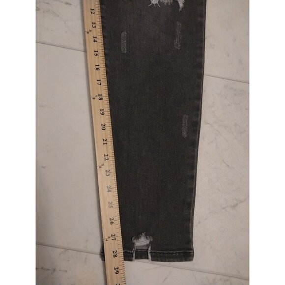 KanCan Cora Estilo Light Gray Mid Rise Super Skinny Jeans Women's Sz 13/30 - Picture 15 of 15